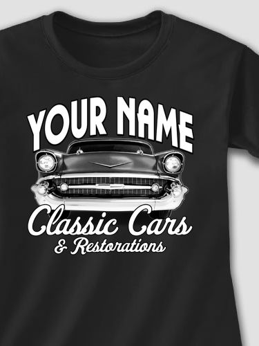 Classic Cars II : Adult Ladies Fitted T-Shirt