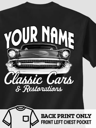 Classic Cars II : Printed Pocket T-Shirts