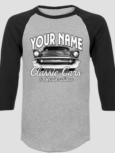 Classic Cars II : Printed Raglan Shirts