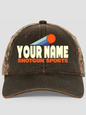 Shotgun Sports : Embroidered 2-Tone Camo Hats