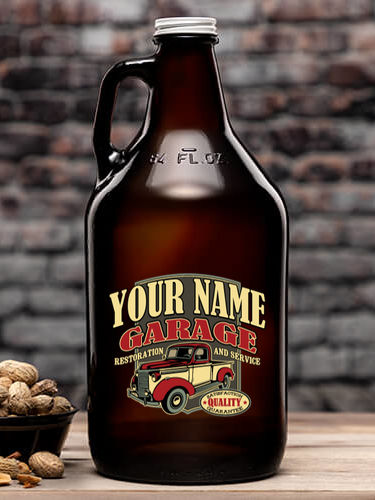Classic Garage : Beer Growlers - Color Printed
