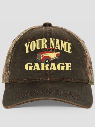 Classic Garage : Embroidered 2-Tone Camo Hats