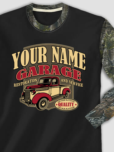 Classic Garage : Printed 2-Tone Camo Long Sleeves