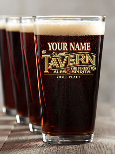 Tavern : Pint Glasses - Color Printed