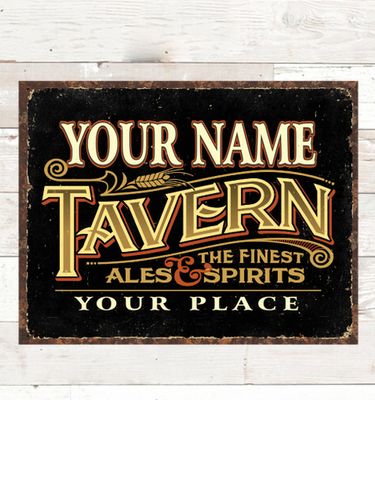 Tavern : Tin Signs