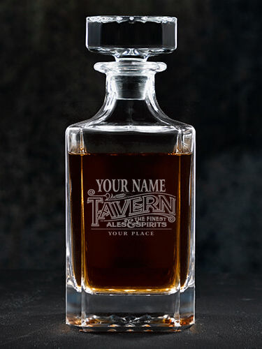 Tavern : Whiskey Decanter - Engraved