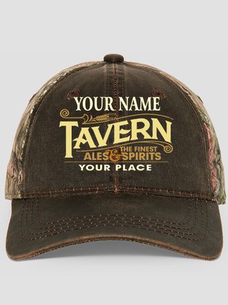 Tavern : Embroidered 2-Tone Camo Hats