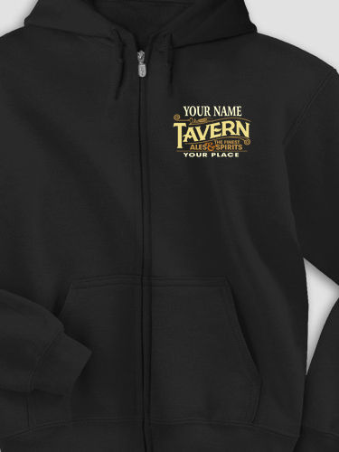 Tavern : Embroidered Zip Hoodies