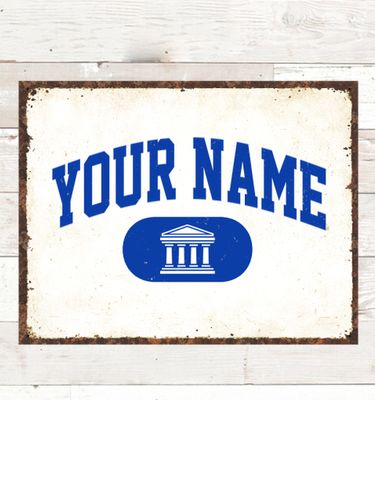 Greek Varsity : Tin Signs