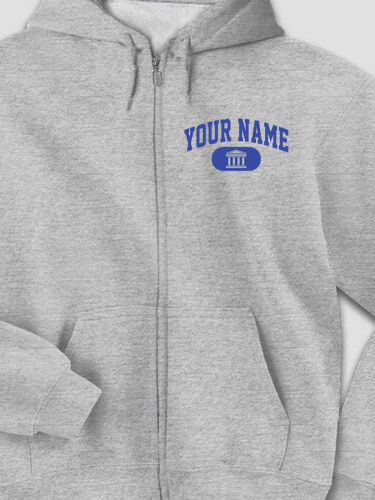 Greek Varsity : Embroidered Zip Hoodies
