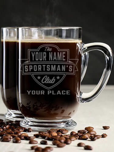 Sportsman's Club : Coffee Mugs - Engraved