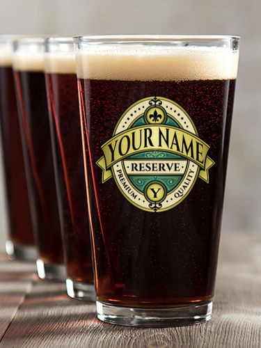Reserve : Pint Glasses - Color Printed