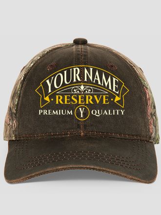 Reserve : Embroidered 2-Tone Camo Hats