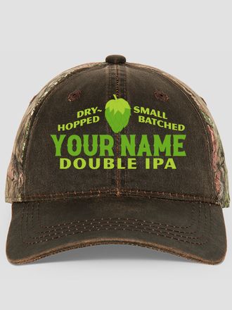 Double IPA : Embroidered 2-Tone Camo Hats