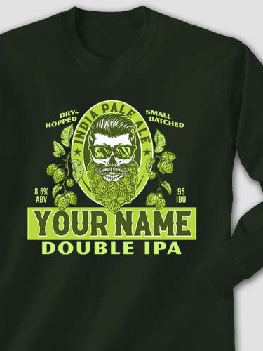Double IPA : Printed Long Sleeves
