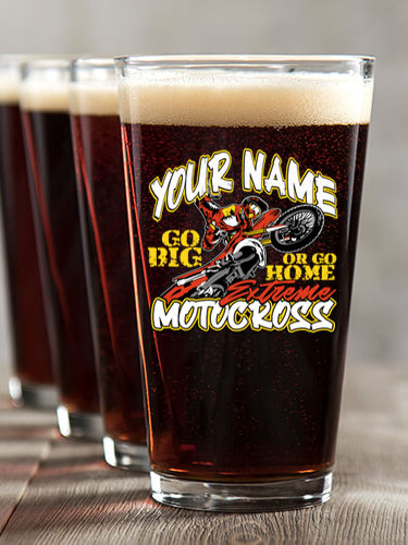 Extreme Motocross : Pint Glasses - Color Printed