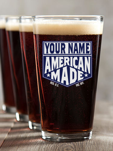 American Made : Pint Glasses - Color Printed