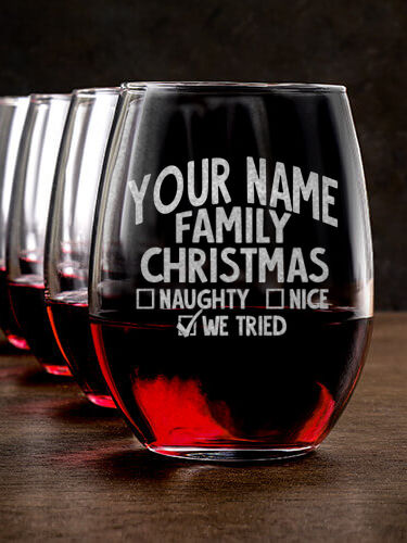 We Tried : Stemless Wine Glasses - Engraved