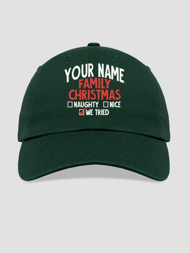 We Tried : Embroidered Baseball Hats