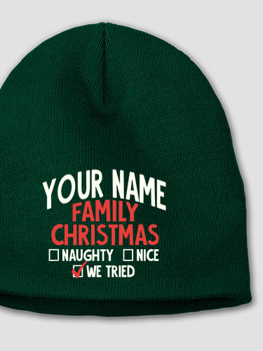 We Tried : Embroidered Beanies