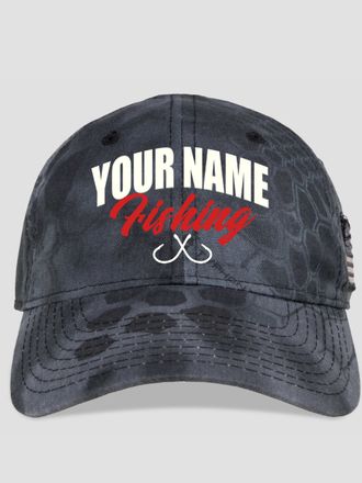 Fishing : Embroidered Kryptek Tactical Camo Hats
