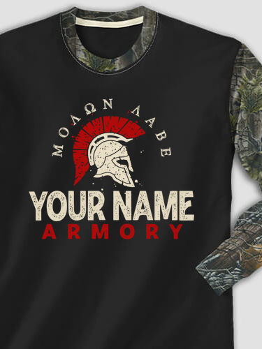 Armory : Printed 2-Tone Camo Long Sleeves