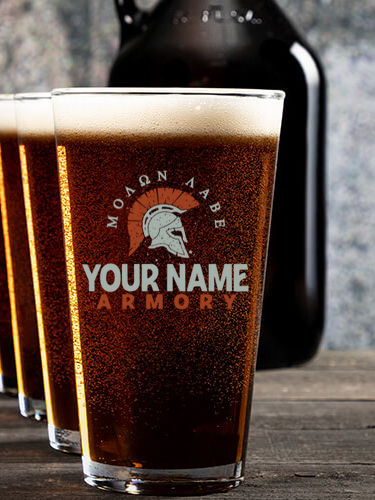 Armory : Growler Pint Glass Gift Sets - Color Printed