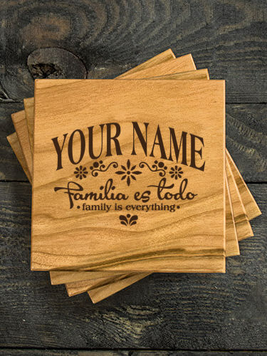 Familia es Todo : Coasters - Engraved
