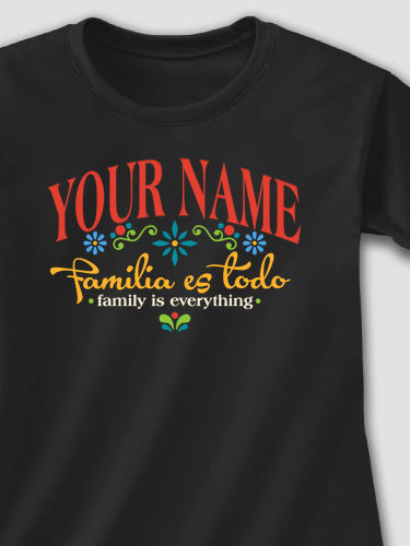 Familia es Todo : Adult Ladies Fitted T-Shirt