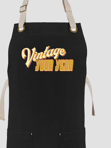 Vintage : Printed Canvas Work Aprons
