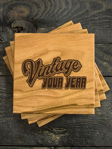 Vintage : Coasters - Engraved