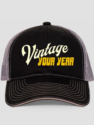 Vintage : Embroidered Trucker Hats