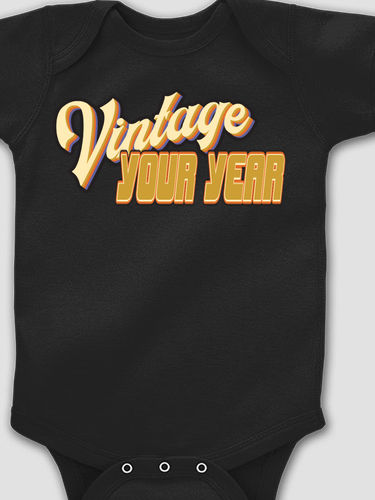 Vintage : Printed Baby Bodysuits