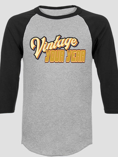 Vintage : Printed Raglan Shirts