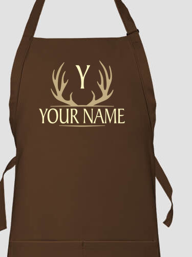 Antler Monogram : Printed Aprons