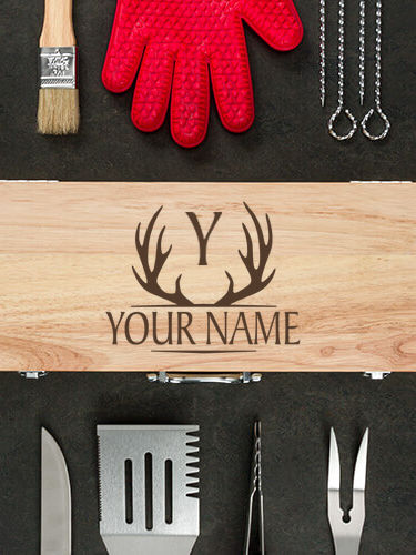 Antler Monogram : 10 Piece BBQ Set