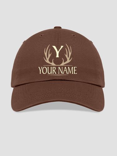 Antler Monogram : Embroidered Baseball Hats