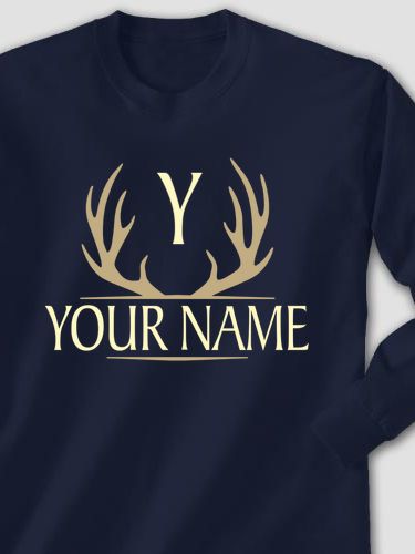 Antler Monogram : Printed Long Sleeves