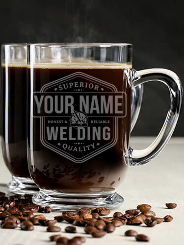 Welding : Coffee Mugs - Engraved