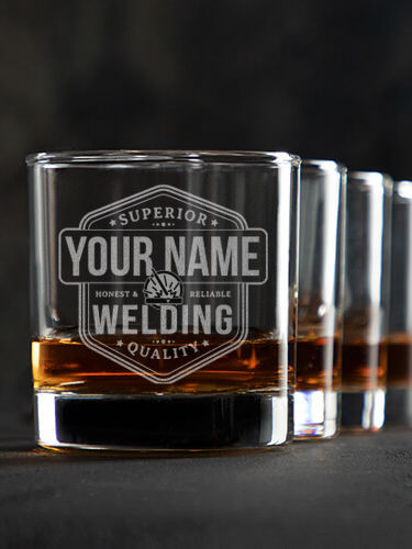 Welding : Rocks Glasses - Engraved