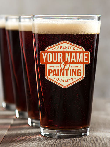 Painting : Pint Glasses - Color Printed