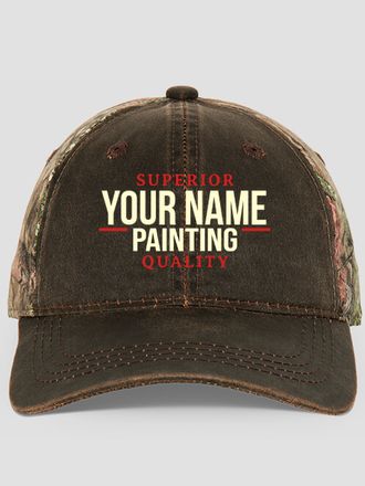Painting : Embroidered 2-Tone Camo Hats