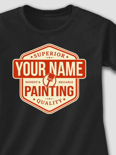 Painting : Adult Ladies Fitted T-Shirt