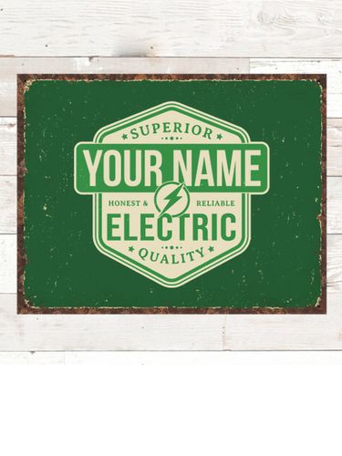 Electric : Tin Signs