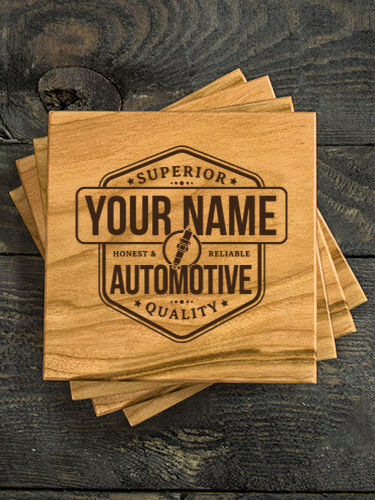 Automotive : Coasters - Engraved