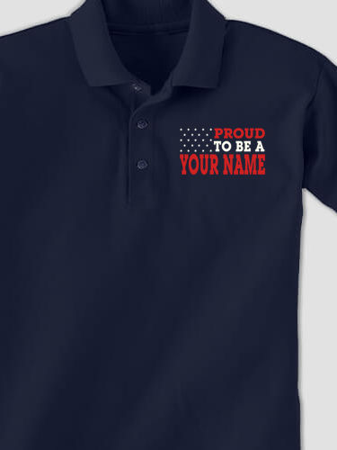Family Flag : Embroidered Polo Shirts