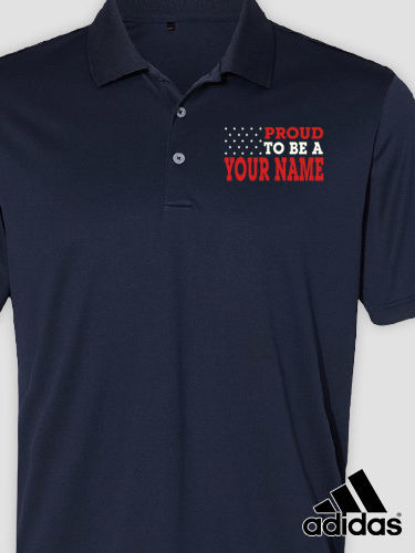 Family Flag : Embroidered Adidas&reg; Polo Shirts