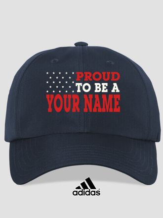 Family Flag : Embroidered Adidas&reg; Hats