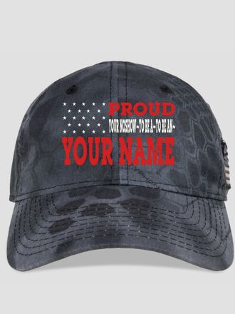 Family Flag : Embroidered Kryptek Tactical Camo Hats