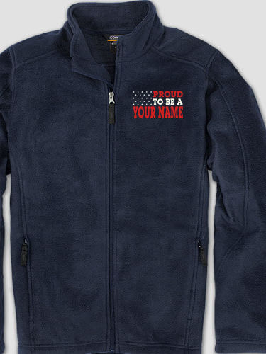 Family Flag : Embroidered Fleece Jackets